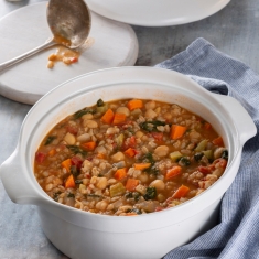 Try This: Chickpea and Farro Stew?>